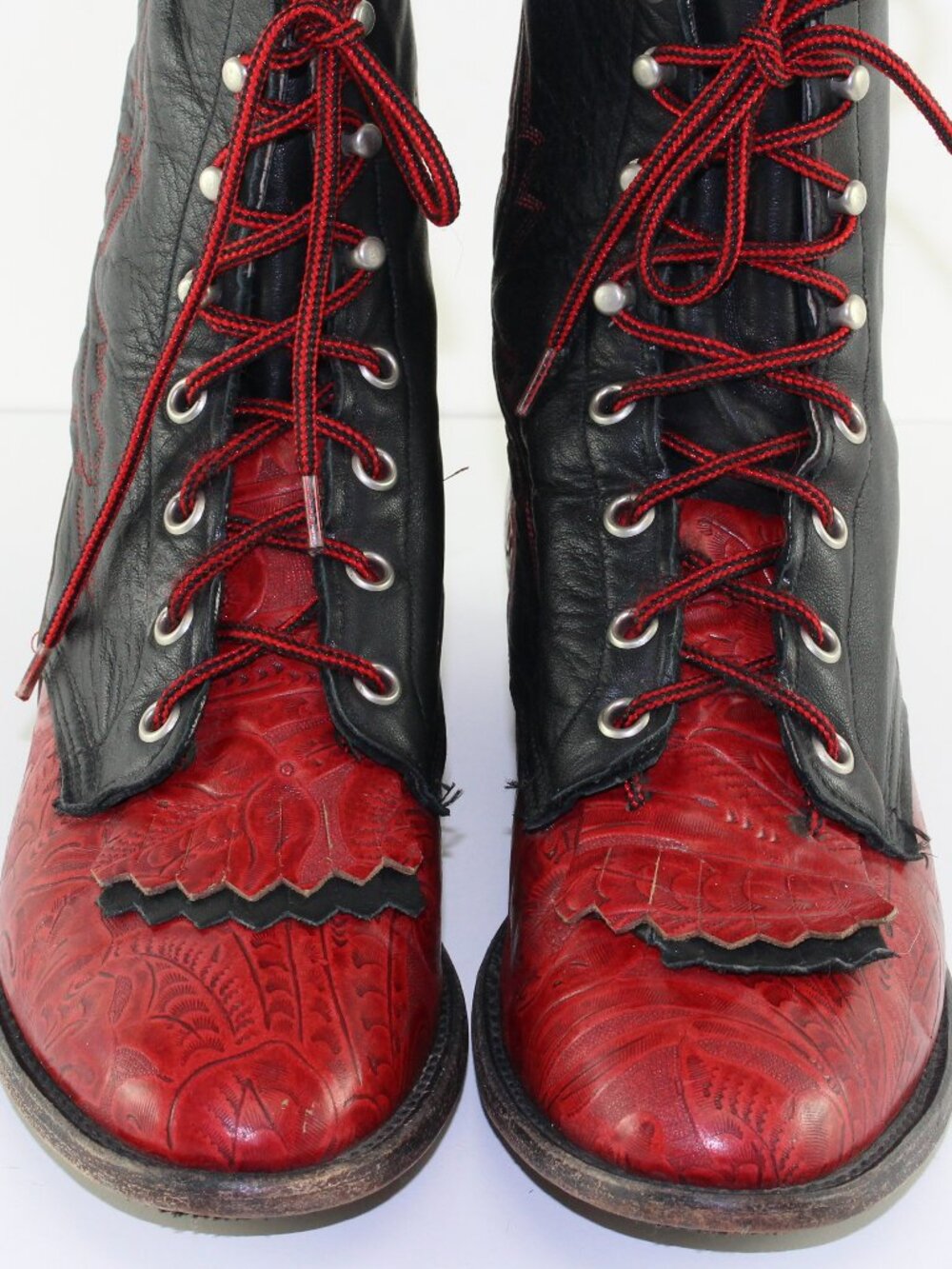 Vintage Rocky Mountain USA Kiltie Western Boots (7.5 US) - Picture 6 of 11